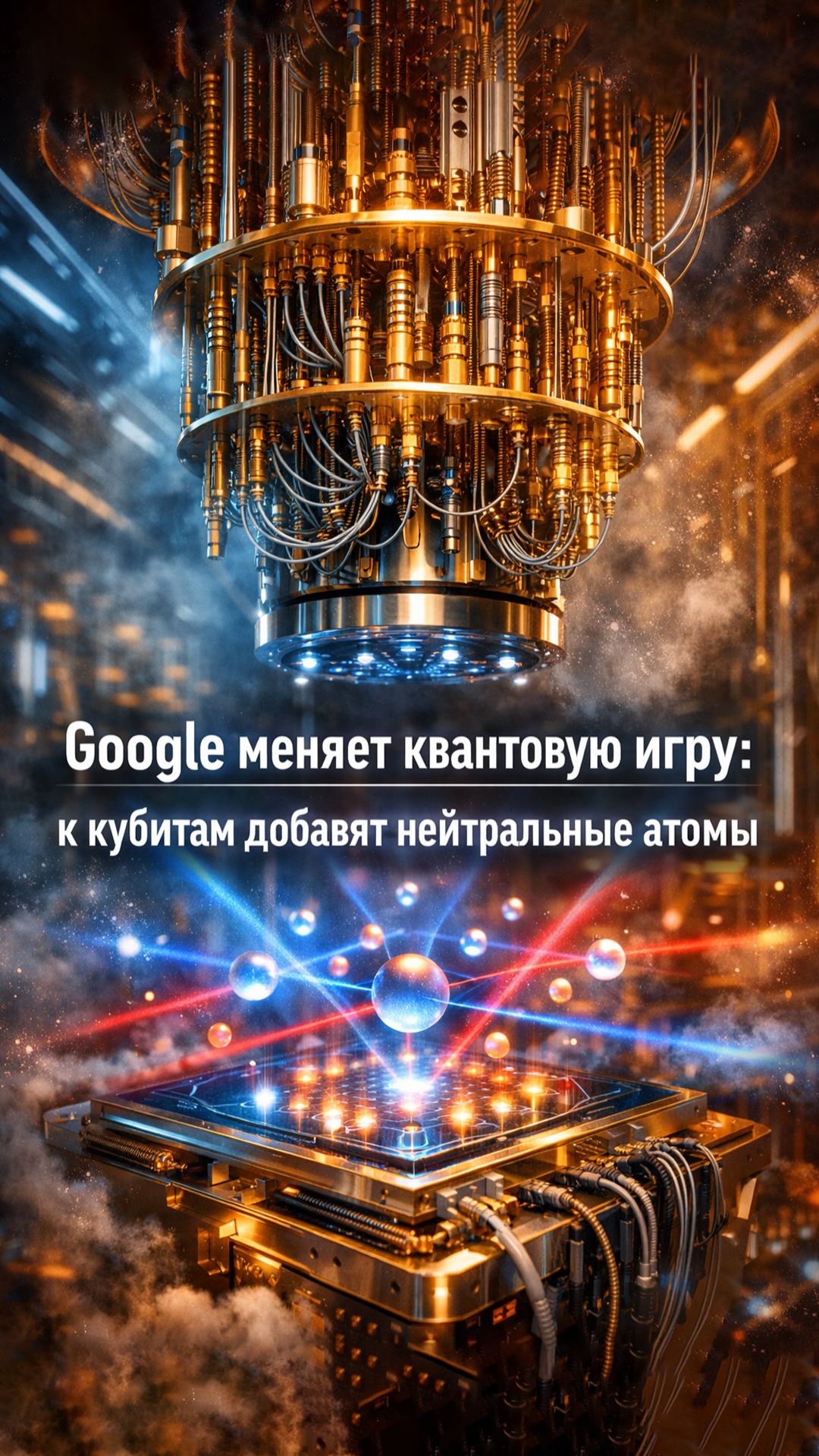 Почему Google добавляет нейтральные атомы к сверхпроводящим кубитам