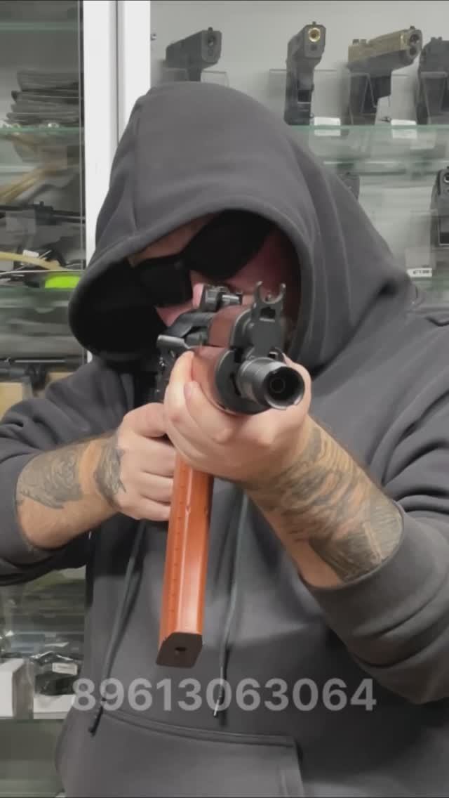 Страйкбольный автомат Cyma АКС-74У деревянное цевье (CM.035A)