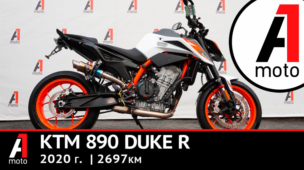 A1MOTO, KTM 890 DUKE R, 2020г, 2697км, осмотр, продажа Владивосток