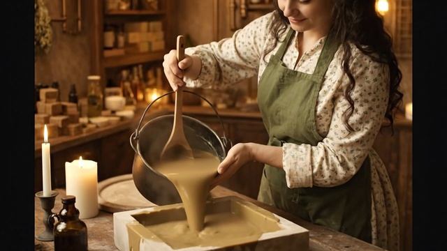 В моей мастерской мыло рождается вручную — от первых ароматных нот до полного созревания.