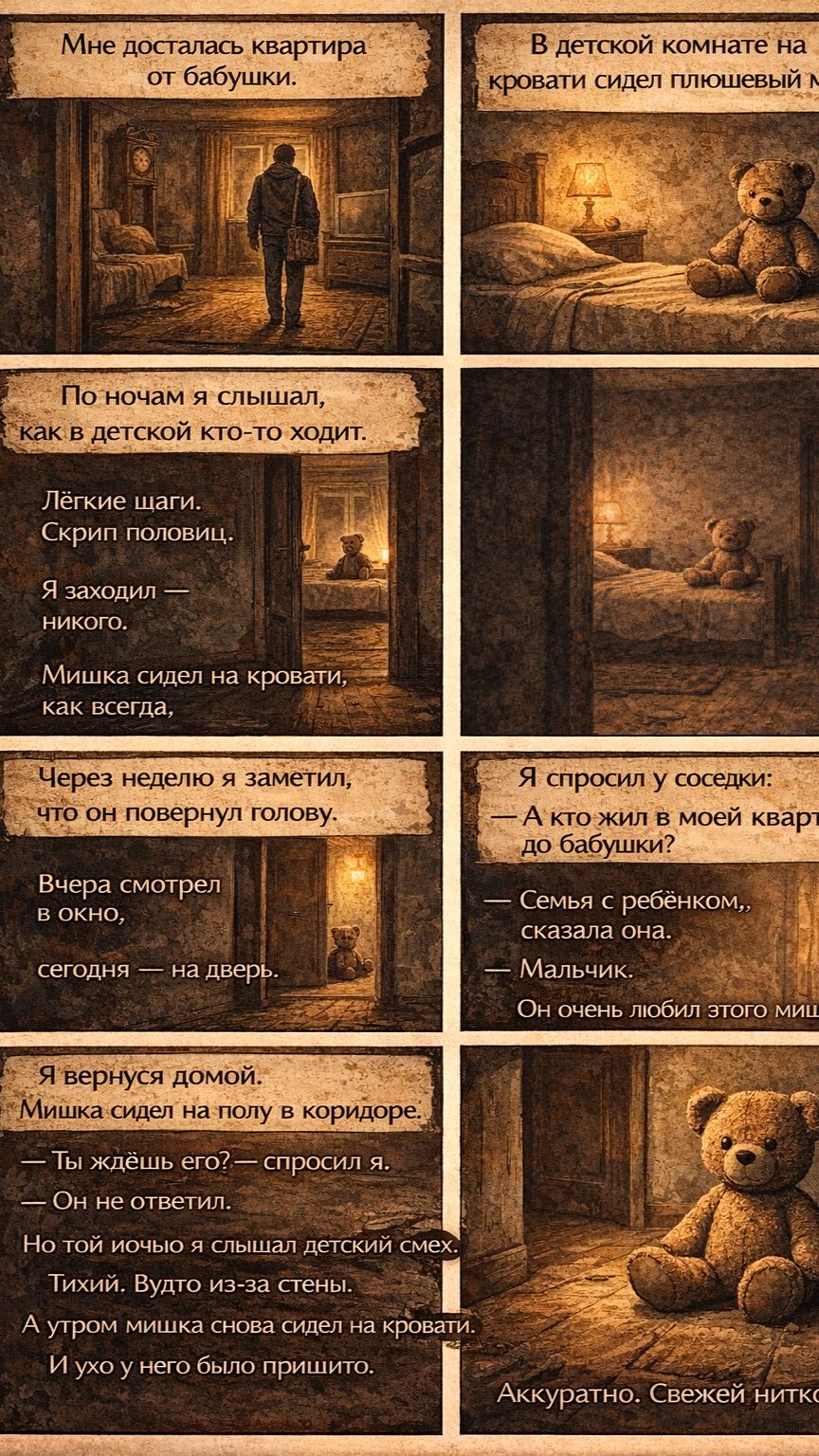 🧸 Мишка  #мистика #хоррор #аудиорассказ #страшнаяистория