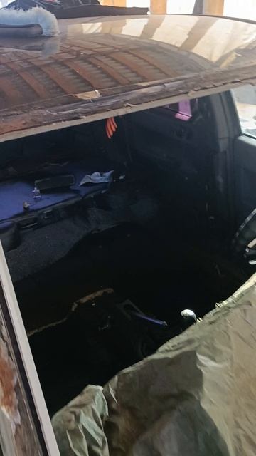 ремонт рамки лобового митсубиси начало.mp4