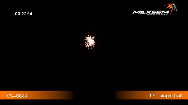 Фестивальные шары VS 0044   FESTIVAL BALLS   в упаковке 12 зарядов 1,5 дюйма 38 мм  калибр + мортира