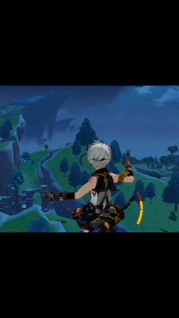 Разбежавшись прыгну со скалы (геншин).