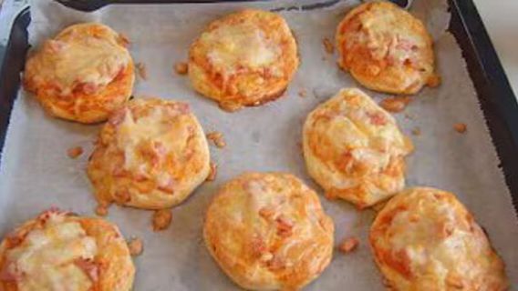 Ленивые мини пиццы. Маринкины творинки. Всем МИРА и Добра!