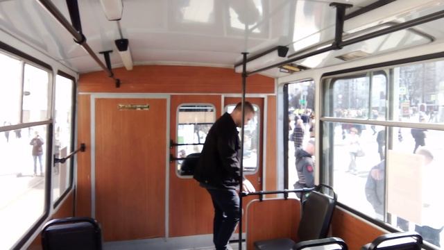 Большой парад трамваев на андроньевкой площади. Очень интересный видос про мои приключения в Москве.