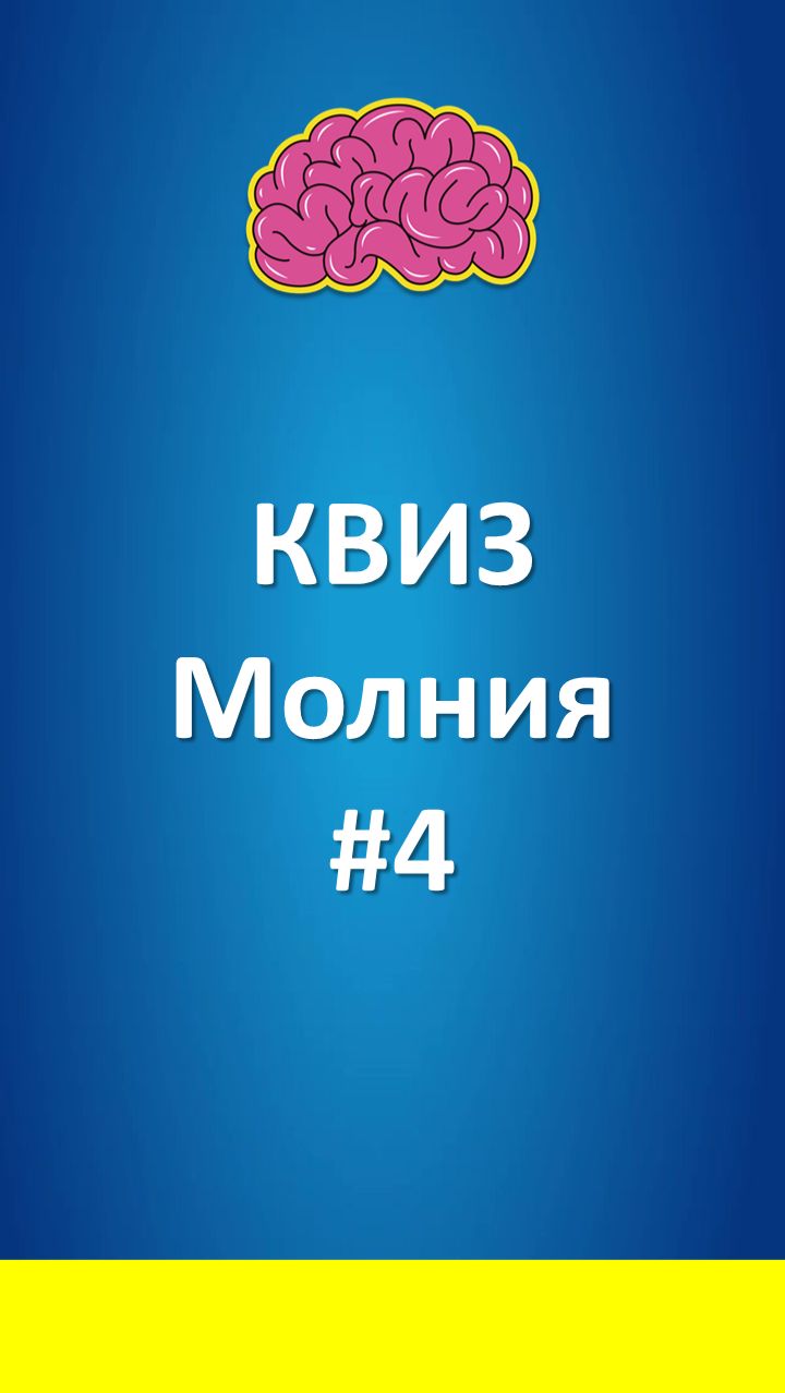 КВИЗ Молния #4
