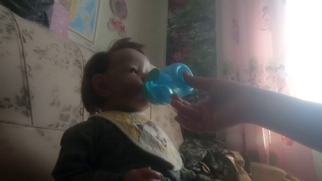 утро с реборном Энеем, уложила Энея на дневной сон