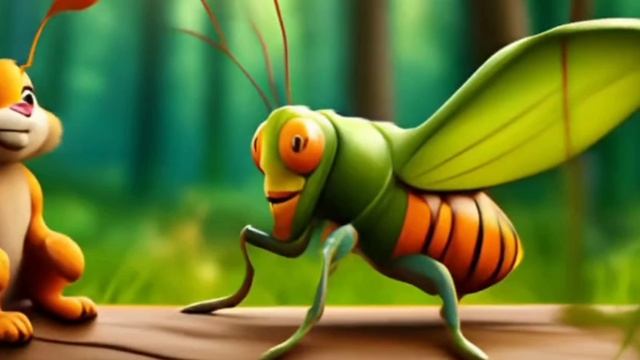 Про кузнечика, который скрипку потерял