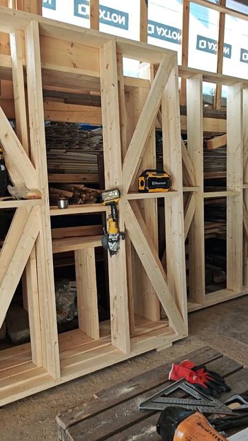 Сборка каркасных стен