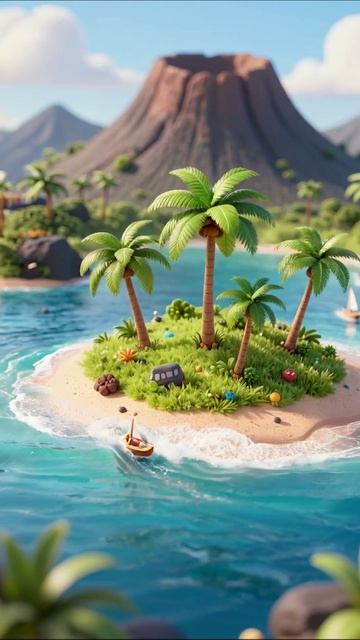 Остров мечты: приключение на тропическом рае #остров #тропики #приключение