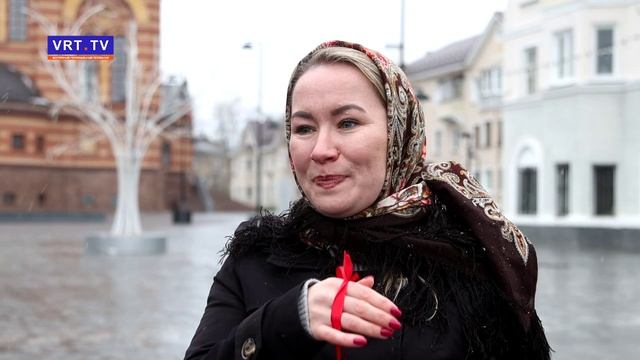 Украшение Вознесенской аллеи к Пасхе