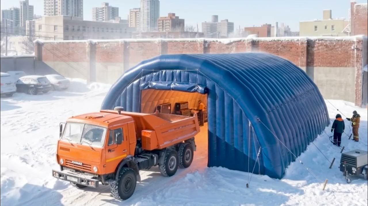 Надувной ангар ВС-2 ПВХ — экономьте время и деньги на установке и обслуживании | АэроМир