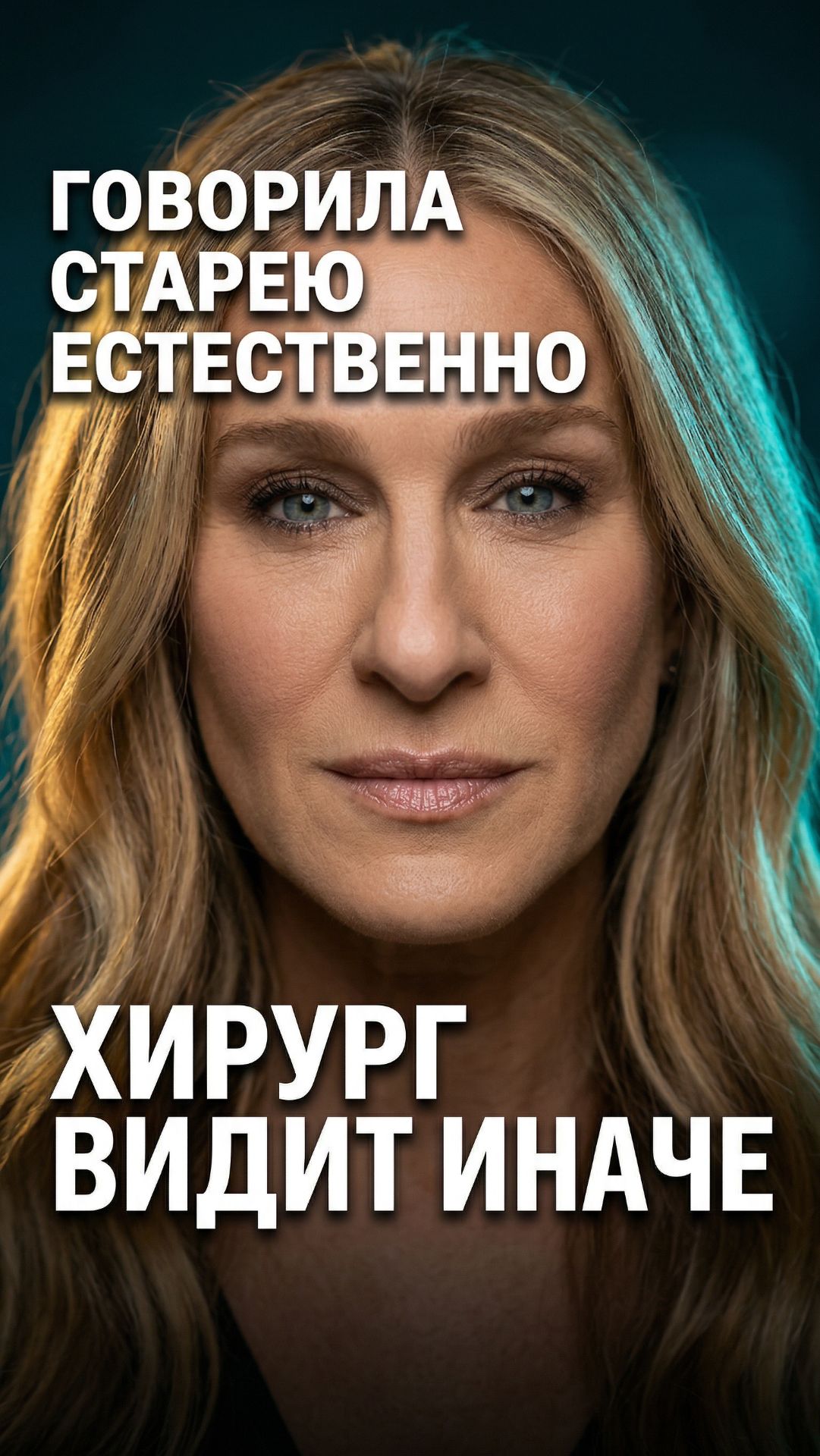 «Старею естественно» — говорила она годами. Хирург смотрит на последние фото и разбирает.