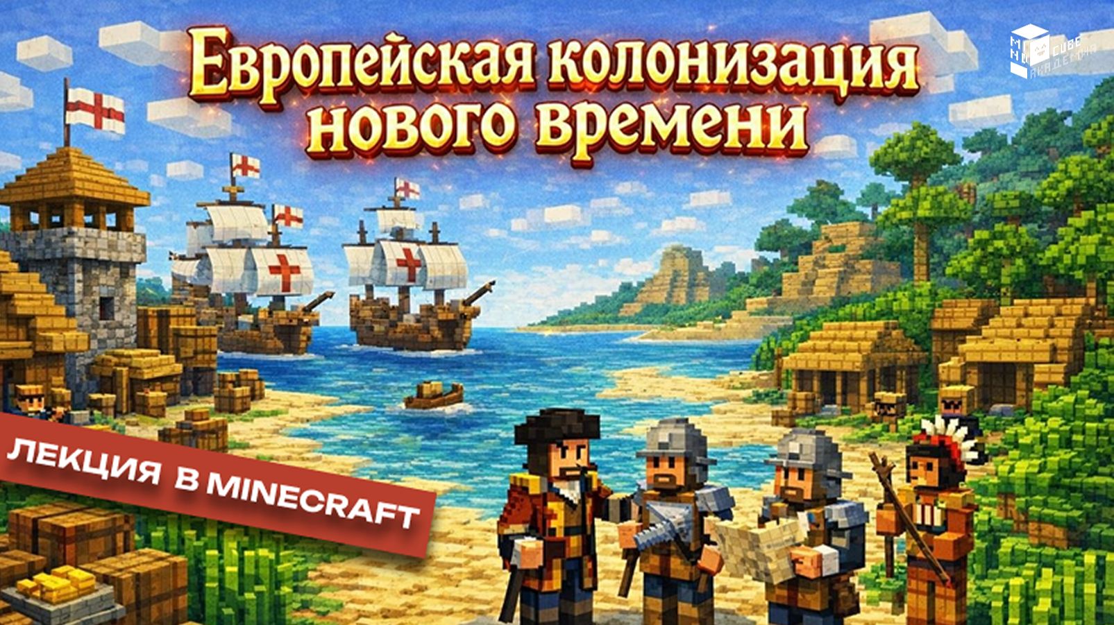 Европейская колонизация Нового времени: как изменился мир | Лекция в Minecraft | MindCube Академия