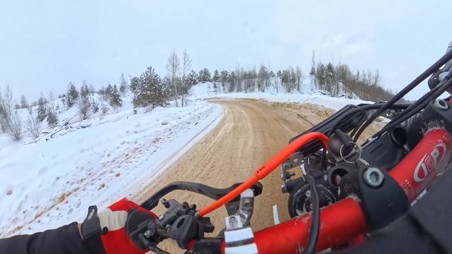 Мототрек Вельяминов Kayo K6 на шипах