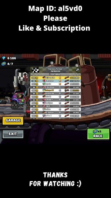 💨 Is OFFROADER The Best Today? 💨 (Factory Fiction) - Hill Climb Racing 2 #shorts #hcr2