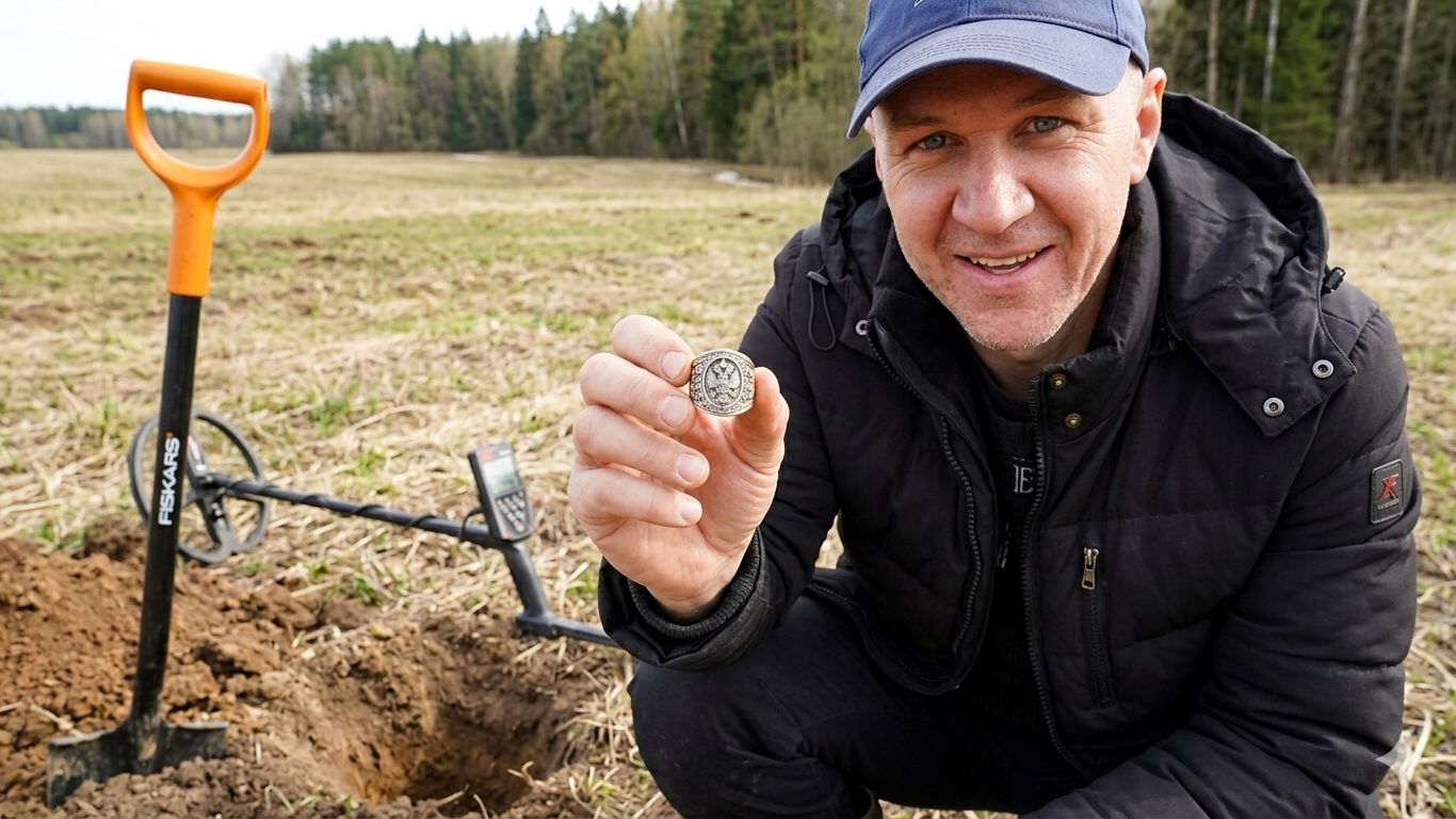 Я думал, это пробка, а оказалось... Редкая находка с металлоискателем!