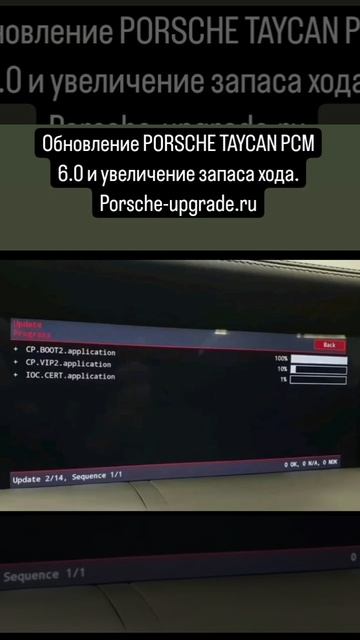 PORSCHE TAYCAN software update and range increase. Porsche-upgrade.ru