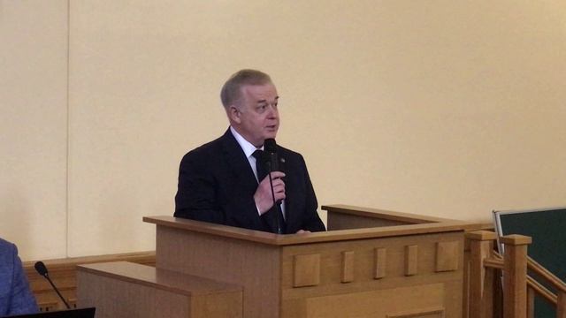 Речь ректора ДонГМУ Г. А. Игнатенко на II Внутривузовской хирургической олимпиаде