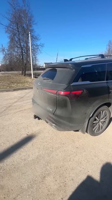 Зарегистрировали фаркоп с розеткой на INFINITY QX60 #переоборудование  #фаркоп  #инфинити