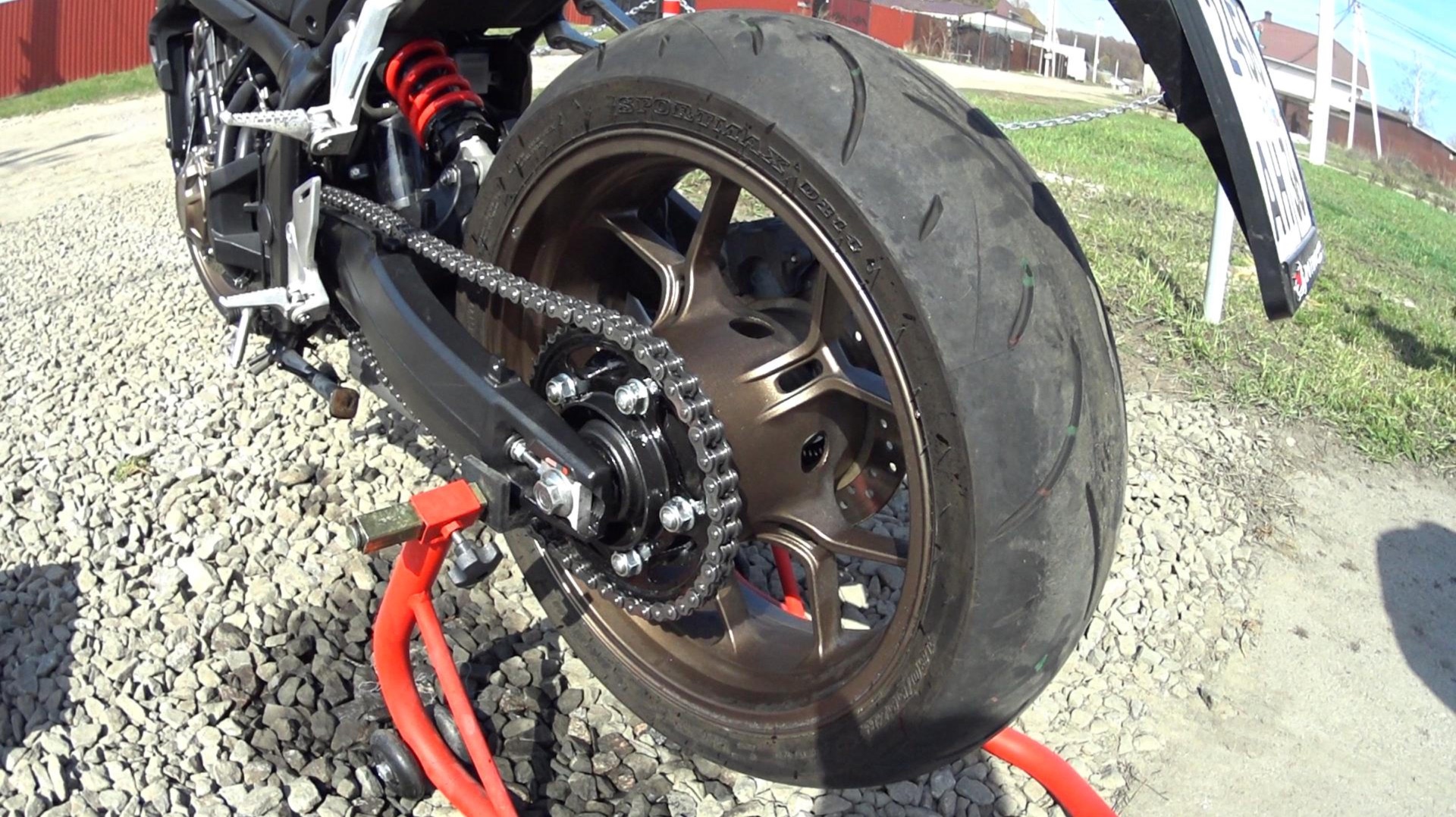 HONDA CB 650 обслуживание ЦЕПИ, открытие МОТО СЕЗОНА