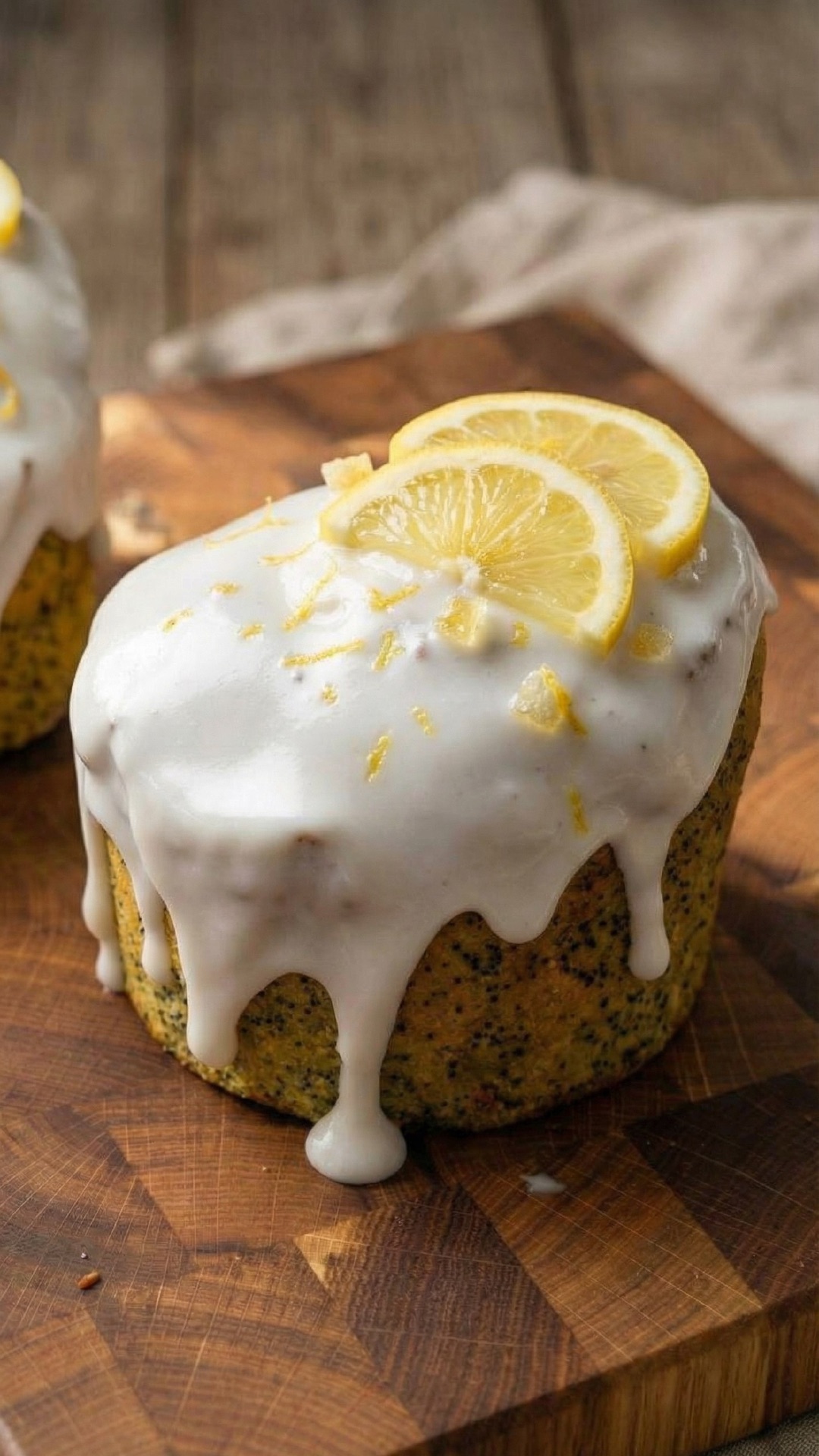 Лимонно-маковый кулич