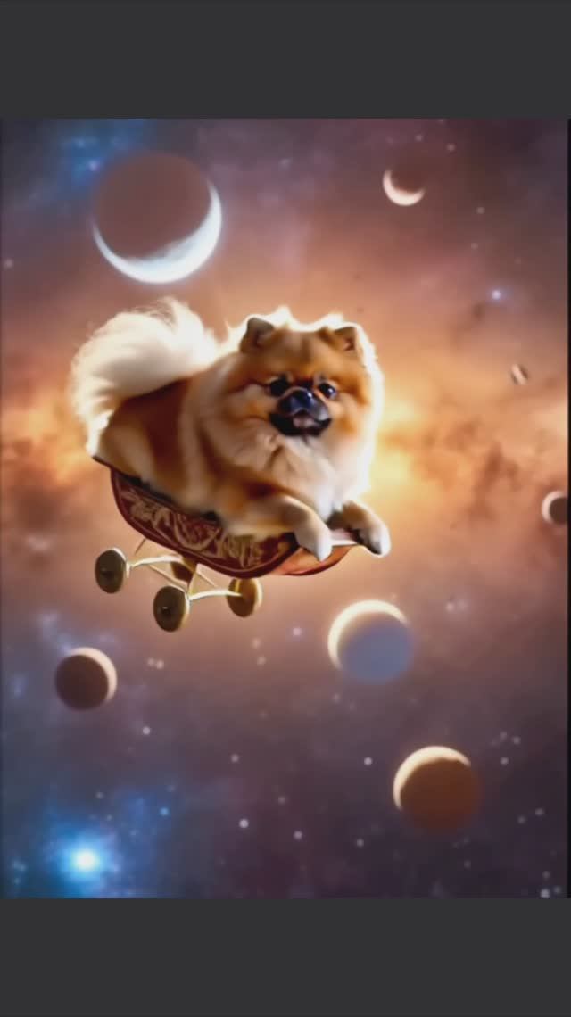 Пекинес в космосе)