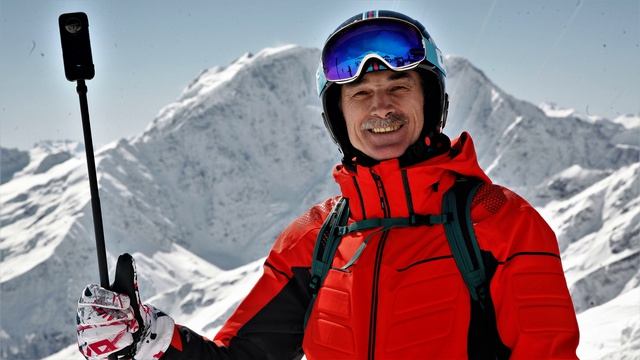 На горных лыжах по склонам Эльбруса