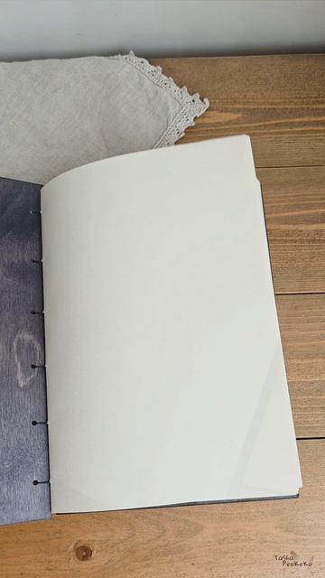 Деревянный блокнот А5 сова