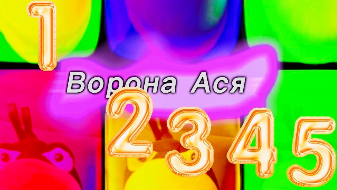 Считаем с вороной Асей🌸