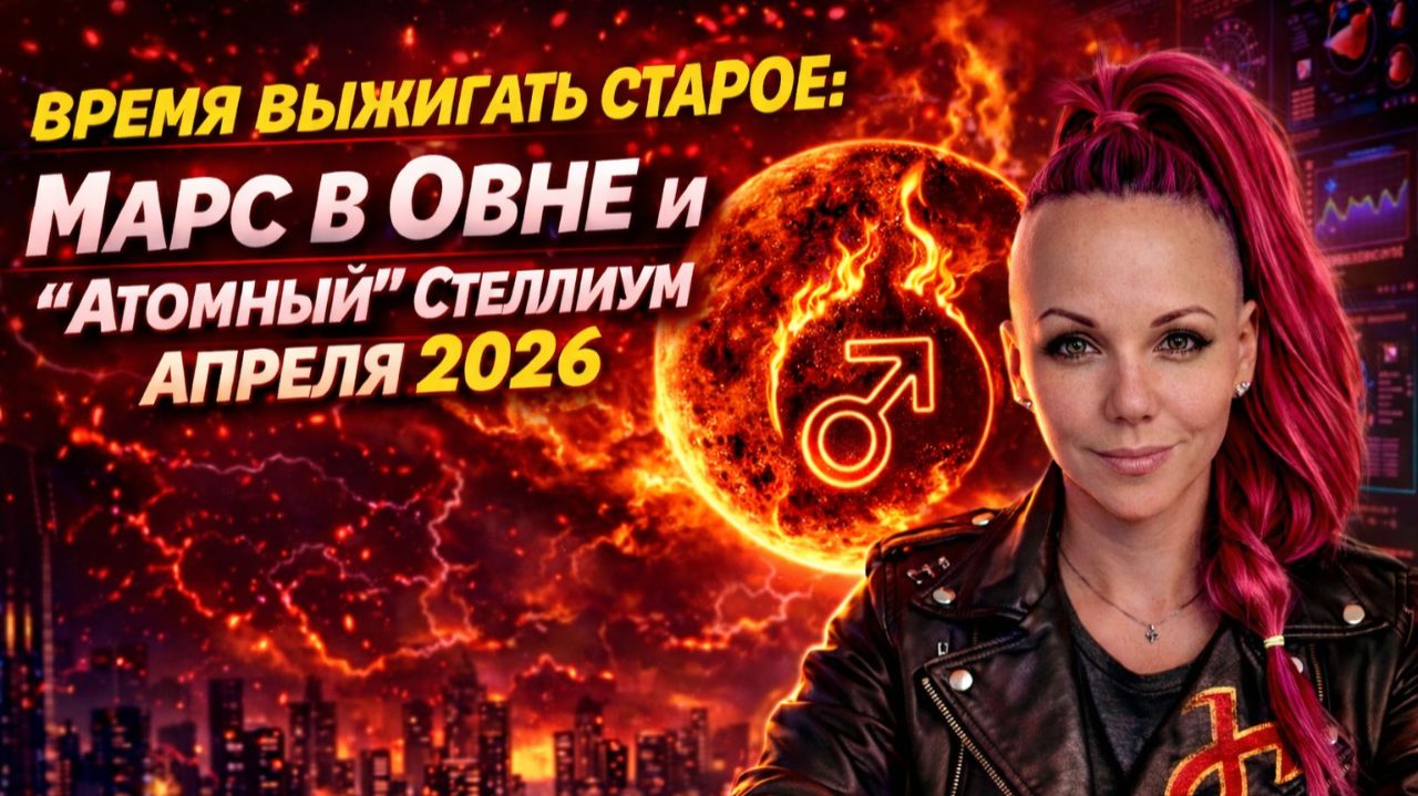 9 АПРЕЛЯ 2026 МАРС В ОВНЕ + СОЛНЦЕ, САТУРН, НЕПТУН, МЕРКУРИЙ 🔥 #астрология #марсвовне #стеллиум