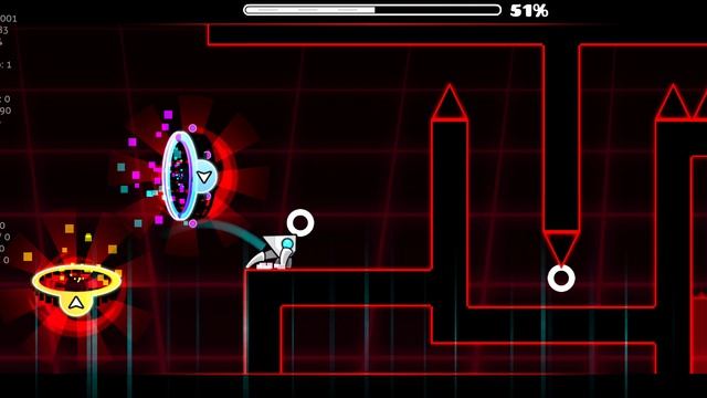 прохожу уровень в гд.