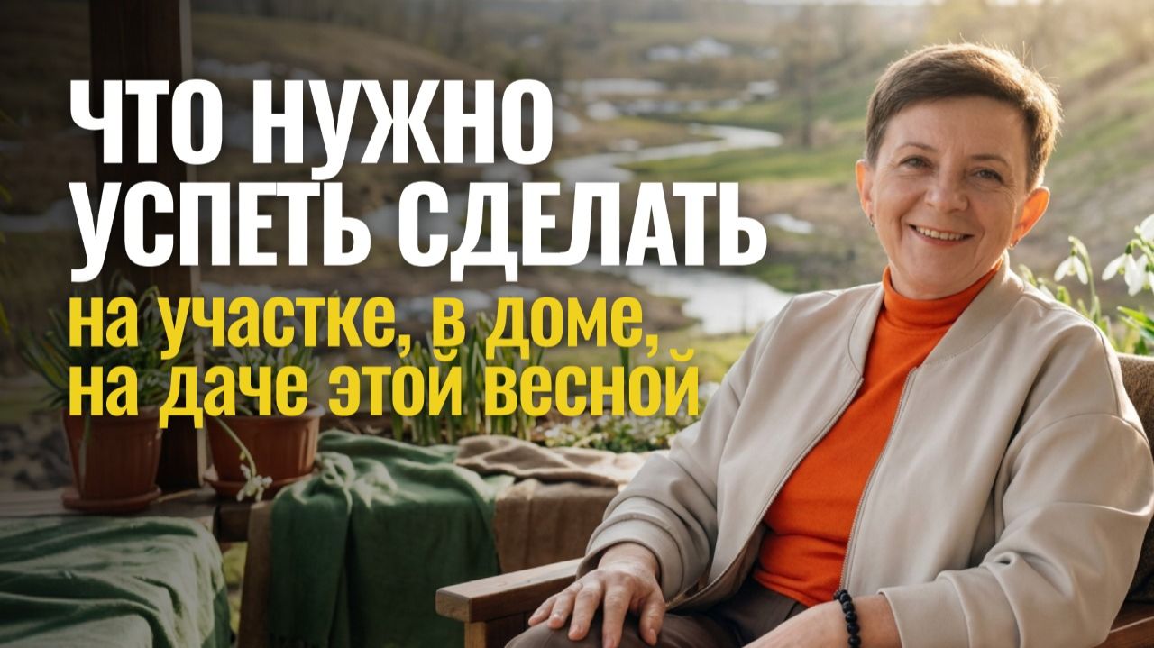 Что нужно успеть сделать на участке, в доме, на даче этой весной