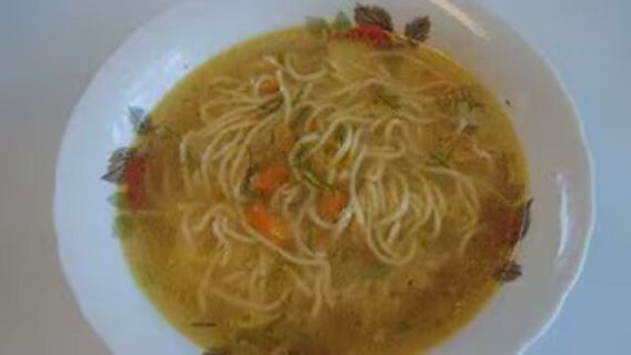 Суп из домашней лапши. Маринкины творинки. Всем МИРА и Добра!