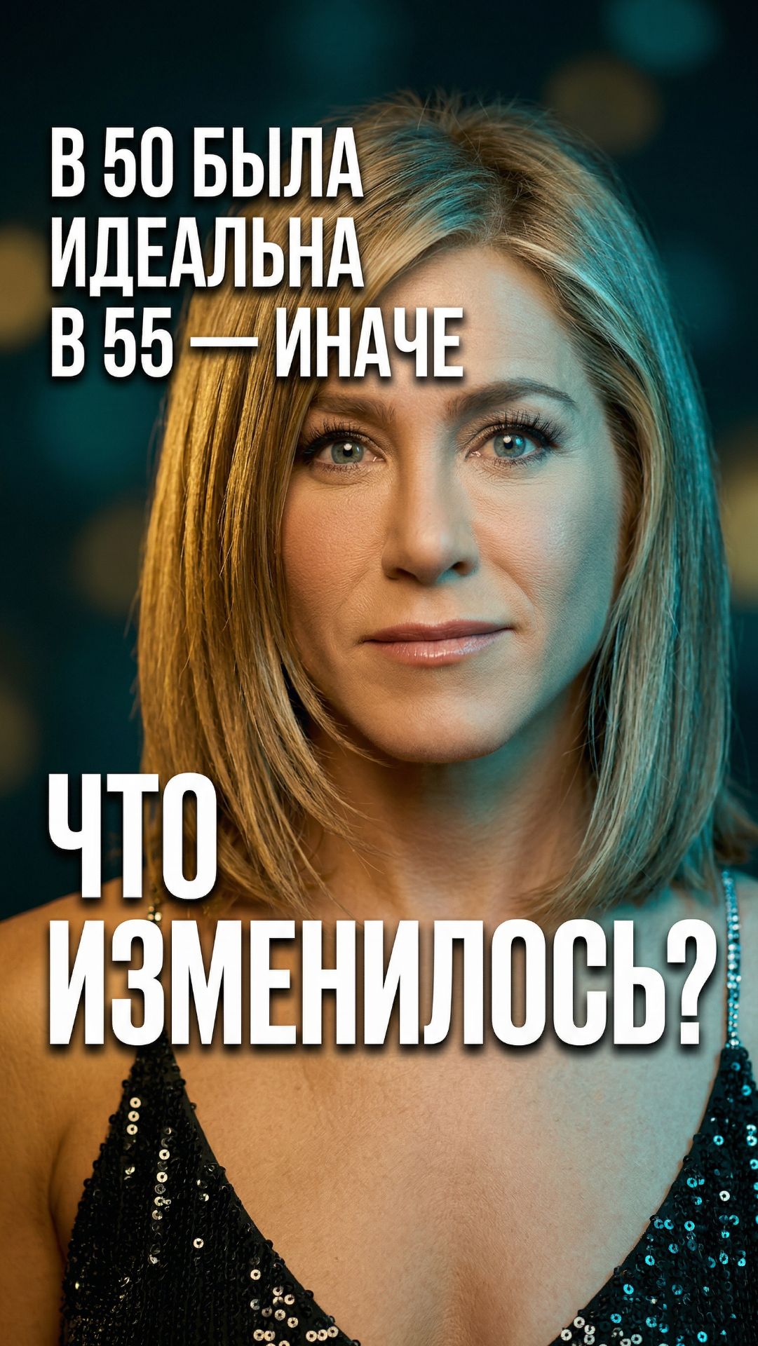 В 50 — идеальна. В 55 — валики под глазами и изменённые брови 👇