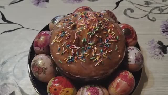КАК ГОТОВИЛСЯ К ПАСХЕ И МОИ ВАМ ПОЖЕЛАНИЯ