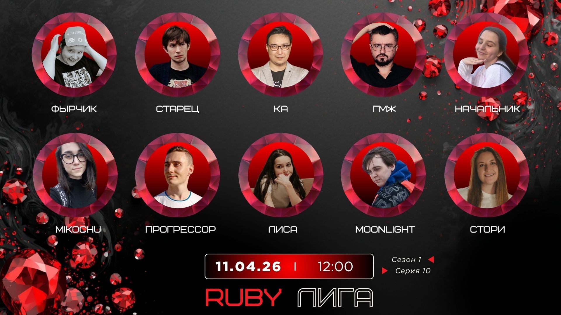 RUBY ЛИГА. МИНИКАП 10. 1 СЕЗОН