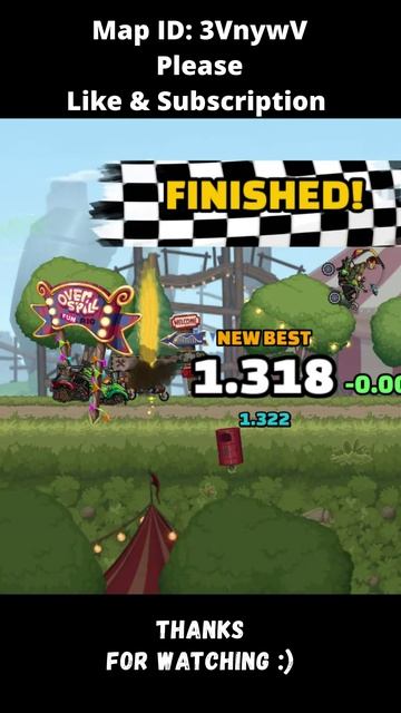 🤔 One Of The Shortest Map? 🤔 (E La Pases Muy 999) - Hill Climb Racing 2 #shorts #hcr2