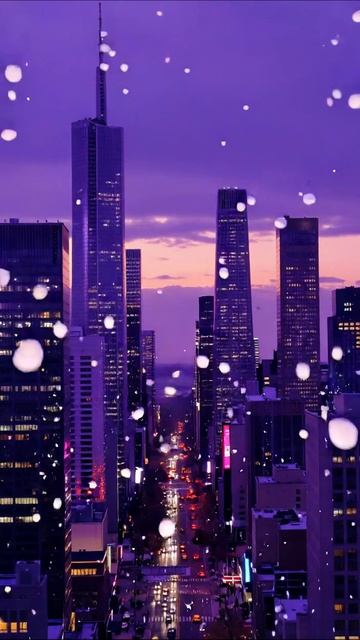 Сумеречный город: волшебство ночного мегаполиса #ночныевида #город #фотография