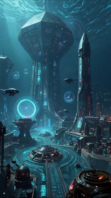 Подводный мир будущего: технологии и загадки #наука #технологии #фантастика