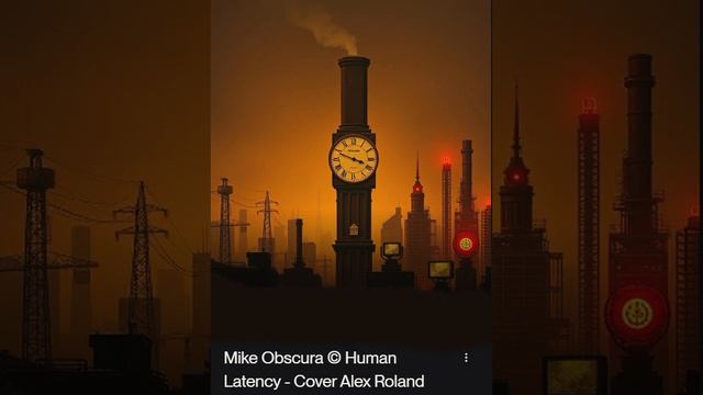 Mike Obscura © Human Latency - Cover Alex Roland