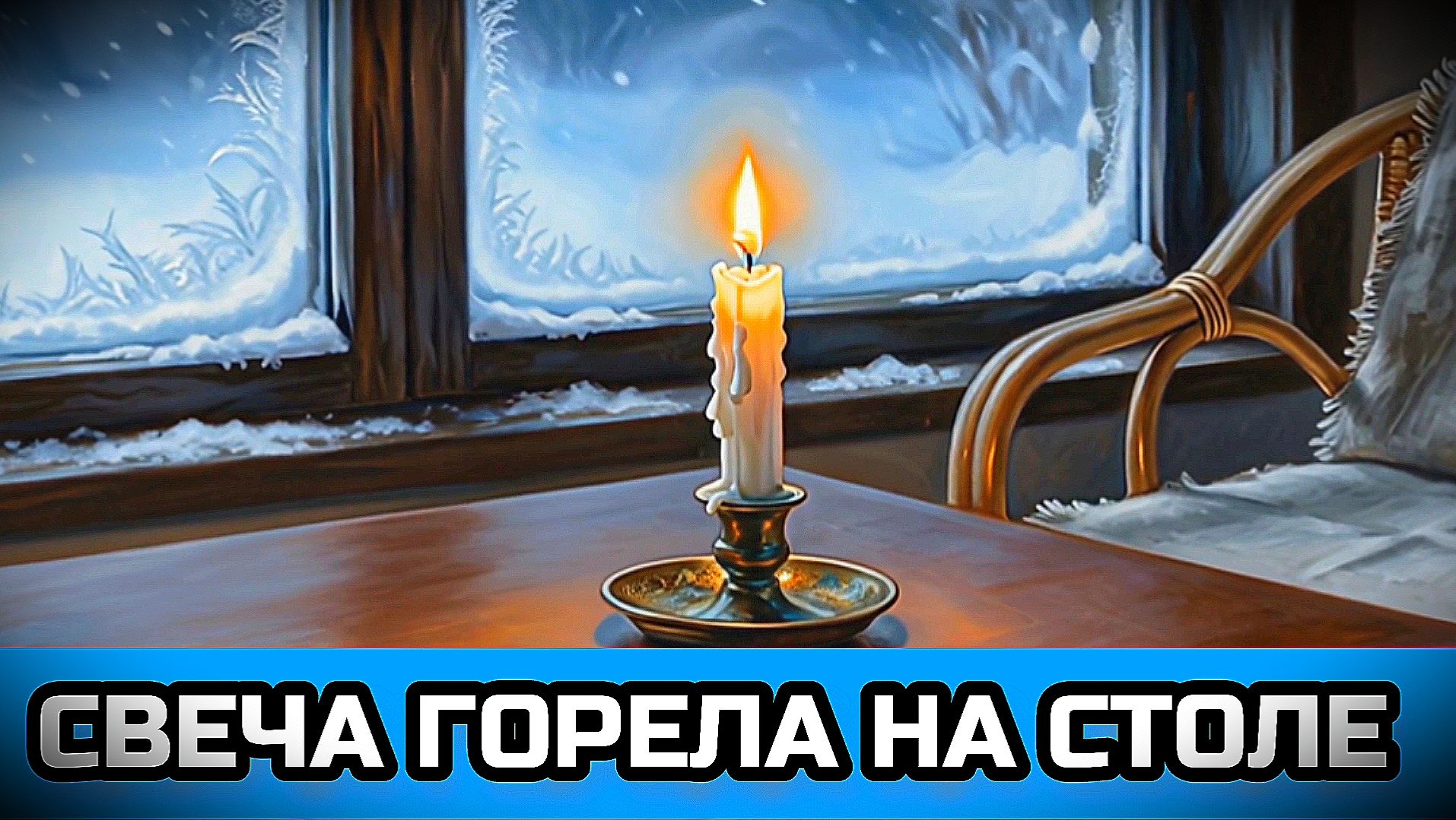 СВЕЧА ГОРЕЛА НА СТОЛЕ. О любви в зимний вечер .
