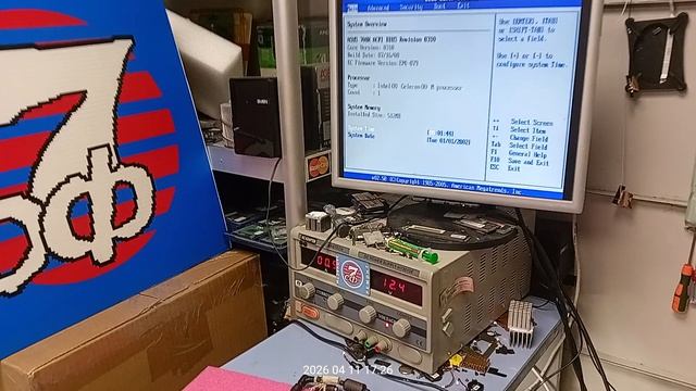 Матплата Asus EEE PC 700 заказ 2604118815726988 - контрольный запуск.