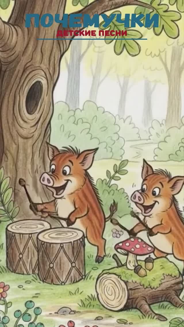 Рыли хрюшки | Почемучки | Детские песни