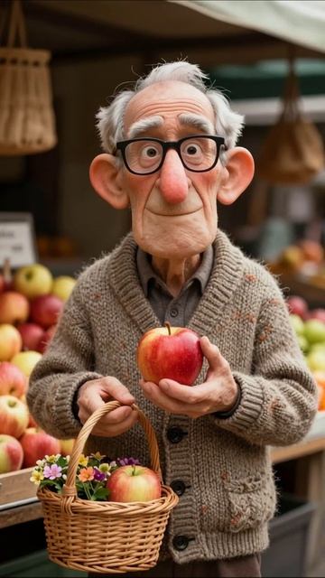 Сказки из фруктового рынка #пожилой #фрукты #анимация