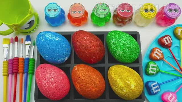 Успокаивающее видео сделай мега‑весёлые радужные воздушные шары‑конфеты с машинами Disneyi ASMR #120