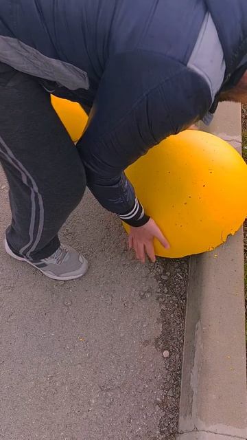 Богатырская тренировка с полусферами весом 75 кг