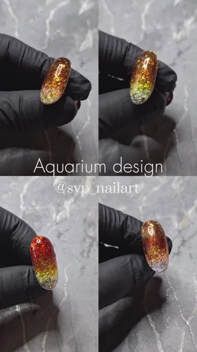 Аквариумный дизайн#дизайнногтей #артфренч #выкладнойфренч #аквариумныйдизайнногтей #моделированиеног