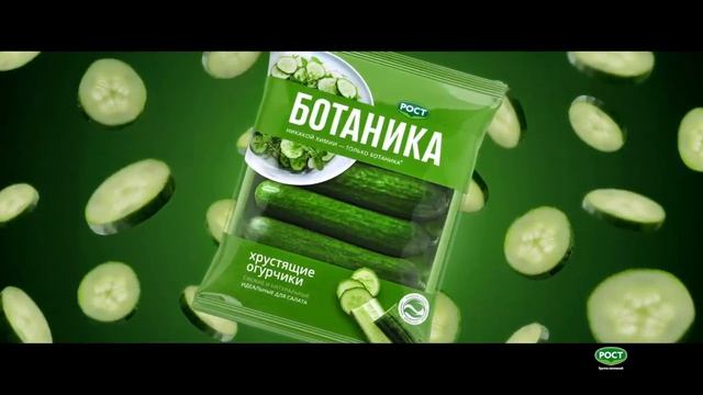 Реклама огурцов Ботаника 